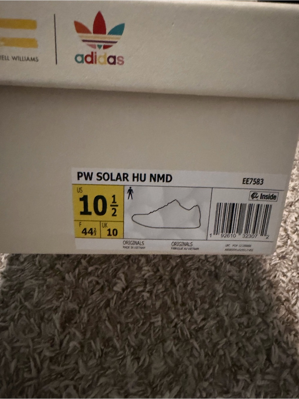 adidas PW Solar HU NMD Box — White